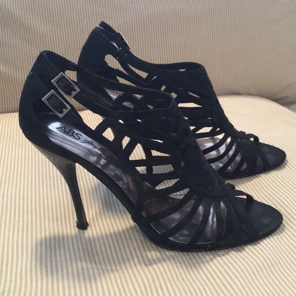ABS Allen Schwartz Open Toe Ankle Strap Pump - Picture 2 of 7